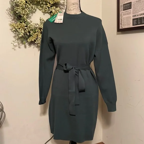 boden sweater dress Blue Wool Size US 2 at Amazon Women's Clothing store skimming shape and sparkles will guarantee compliments Boden Women's Merino Knitted Dress
